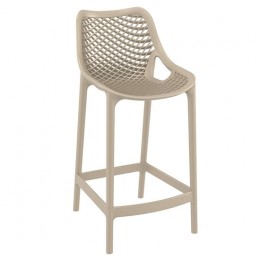 Air bar stool beige PP 44x51x65/95cm 20.0377