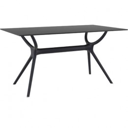 Air table black laminate 140x180cm 20.0184