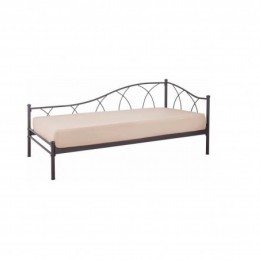 Areti Day Bed Metal Single with Boards 99x209xH110cm with Color Options