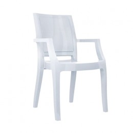Arthur white armchair PC 56x60x91cm 32.0094