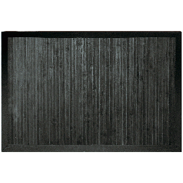 Bamboo rug 60x90cm/black