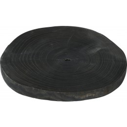 WOODEN PLATTER BLACK 29-34cm CAK101620