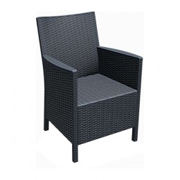 California dark grey armchair PP 65x58x80cm 53.0070