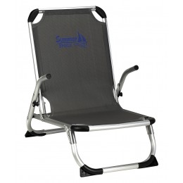 Cosy beach chair with high back 67x53X67CM/GREY