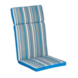 Moly high back cushion 114x48cm striped light blue CUS-POS/13