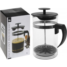 GLASS COFFEE POT WITH PISTON 1LTR CY4652440