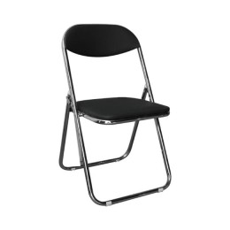 STAR Folding Chair Black Pu