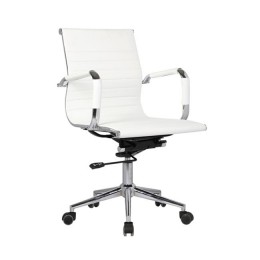 BF3301 Low Back Armchair White Pu