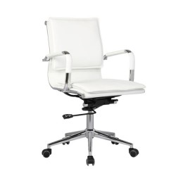 BF3601 Low Back Armchair White Pu