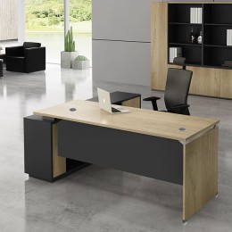 PROJECT Desk (RIGHT) 160x140x75cm Sonoma/Grey