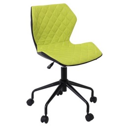 DAVID Office Chair Pu Black/Fabric Light Green