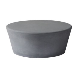 CONCRETE Coffee Table D.75cm Cement Grey