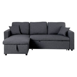 MONTREAL Reversible Corner Sofabed Fabric Anthracite