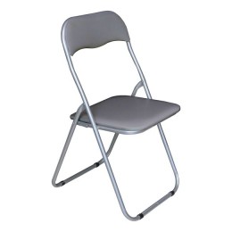 LINDA Folding Chair Grey Pvc (Grey Paint)