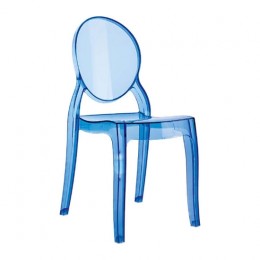 Elizabeth baby chair blue transp. PC 30x34x63cm 32.0172