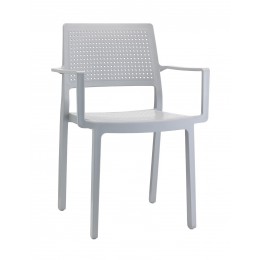 Emi-P armchair  57x50x84(65/46)cm light grey 741-27949