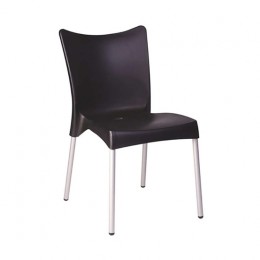 Juliette black chair PP 48x53x83cm 20.2659