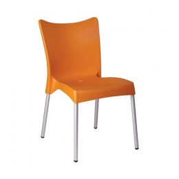 Juliette orange chair PP 48x53x83cm 20.2657