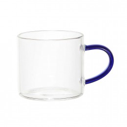 ESPRESSO CUP GLASS WITH COLORED HANDLE 15CL KA0305