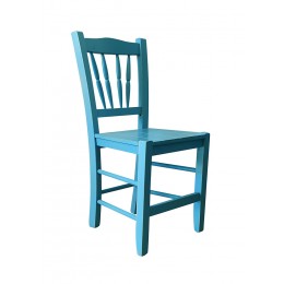 Kedros tranditional chair 39x38x88cm Light Blue