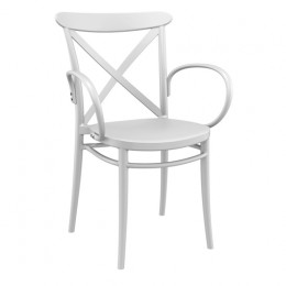 Cross XL white armchair PP 57x51x87cm 20.0592