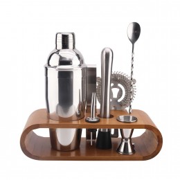 BAMBOO COCKTAIL SET WITH BASE KV7303