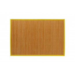 Bamboo rug 60x90cm/NATURAL-YELLOW