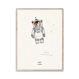 SPACE TRAVELLER POSTER 30Χ40cm WITH FRAME M2109