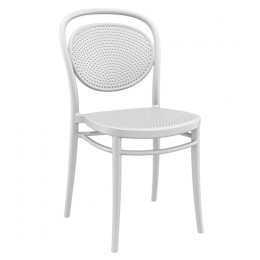 Marcel white chair PP 45x52x85cm 20.0634