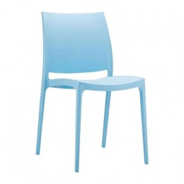 Maya light blue chair PP 44x50x81cm 20.0147