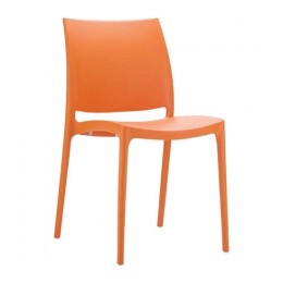 Maya orange chair PP 44x50x81cm 20.0143
