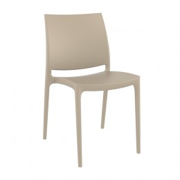 Maya TAUPE chair PP 44x50x81cm 20.0139