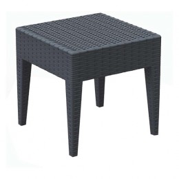 MIAMI DARK GREY TABLE PP 45x45x45cm 53.0037