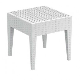 MIAMI WHITE TABLE PP 45x45x45cm 53.0084