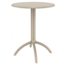 OCTOPUS Φ60Χ75CM TAUPE TABLE PP 20.0164