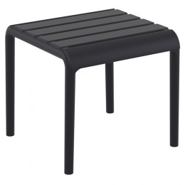 PARIS BLACK SIDE TABLE 42X41X40cm PP 20.0844