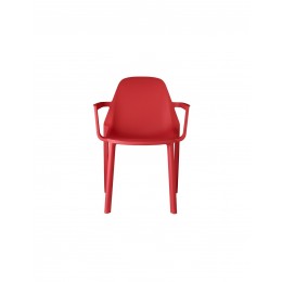 Piu armchair 58x54x82 (45) cm Geranium Red 369-27806