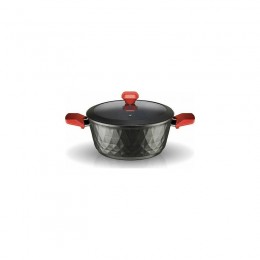 Pyramis Red Diamond Casserole 24cm 014010701
