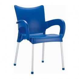 Romeo blue armchair PP 48x53x83cm 20.2648