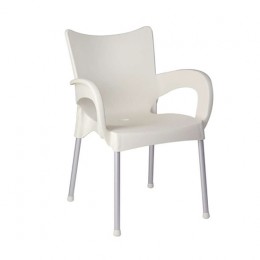 Romeo ecrou armchair PP 48x53x83cm 20.2651