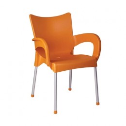 Romeo orange armchair PP 48x53x83cm 20.2650