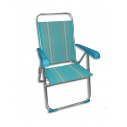 Shiny Stripes beach armchair