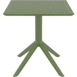 Sky table olive PP 80x80x74cm 20.0248