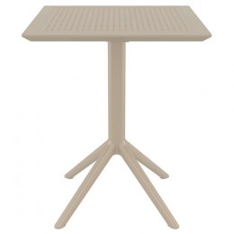 Sky folding table beige PP 60x60x74cm 20.0281