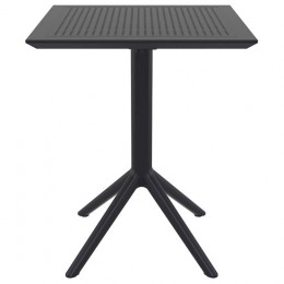 Sky folding table black PP 60x60x74cm 20.0283