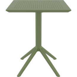 Sky folding table olive PP 60x60x74cm 20.0291