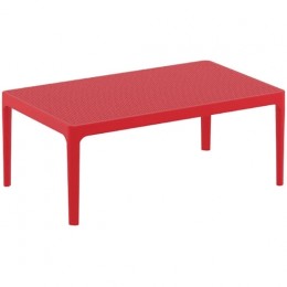 Sky table red PP 100x60x74cm 20.0278