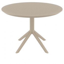 SKY TAUPE Φ105X74CM TABLE PP 20.0811