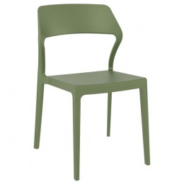 Snow olive chair PP 52x56x83cm 20.0153