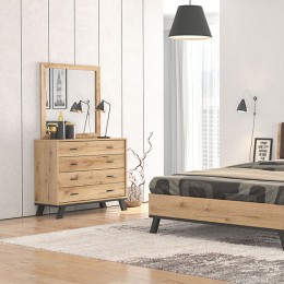 Chest of drawers with 4 drawers Ν6 93,5x44,5x88cm 